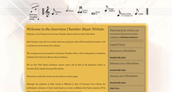 Desktop Screenshot of invernesschambermusic.com